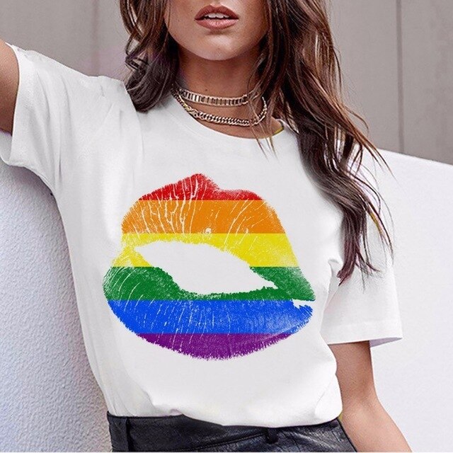 Love Is Love Top Tee Shirt For Women Gay Pride