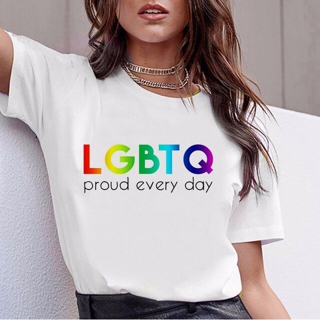 Love Is Love Top Tee Shirt For Women Gay Pride