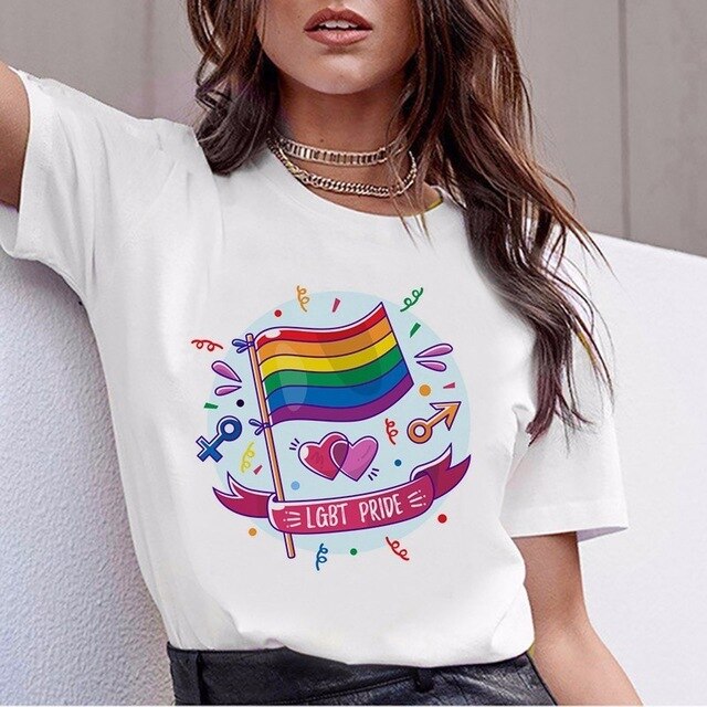 Love Is Love Top Tee Shirt For Women Gay Pride