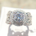 Big AAA Cubic Zirconia Engagement Rings