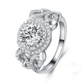 Big AAA Cubic Zirconia Engagement Rings