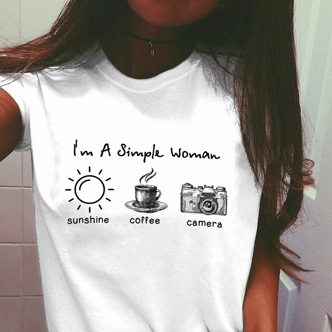 I'm A Simple Woman Sunshine Coffee and Camera