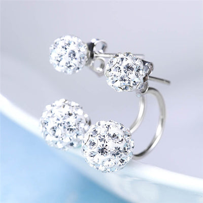 Fashion Minimalist Princess Diamond Earrings