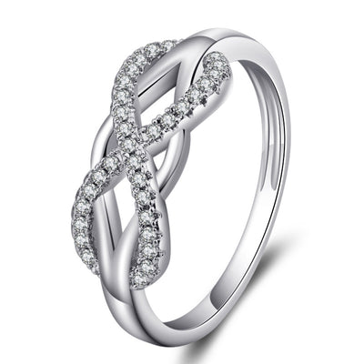 Ring Love Diamond Infinity Rings for Women