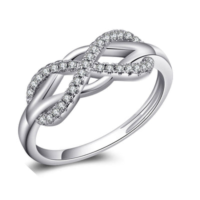 Ring Love Diamond Infinity Rings for Women