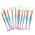 Beauty Mermaid Brush Multicolor Foundation Eyeshadow