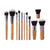 Makeup Brush With Bamboo Handle Soft Synthetic Hair