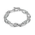 Ten Thousand Words Grape Geometry Silver Clasp Bracelet