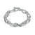 Ten Thousand Words Grape Geometry Silver Clasp Bracelet