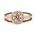 Gold Gemstone Diamond Charm Crystal Princess Ring