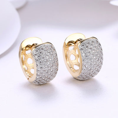 Single Row Diamond Set Romantic Wind Clip