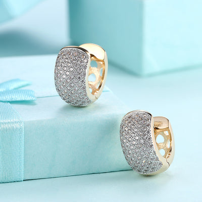 Single Row Diamond Set Romantic Wind Clip
