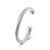 Twist Rope Bracelet Fashion Circular Shape Silver Bracelet