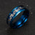Black Dragon Tungsten Carbide Steel Wedding
