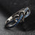 Fashion Heart Shaped Sapphire Zircon Black Gold