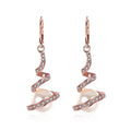 Rose Gold Ball Pearl Earring