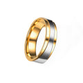 Men's Steel Lovers Gold-Plated Rings Personality