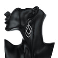 Double Banana Earrings Fashion Leaf Silver
