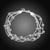 Five-Line Light Bead Bracelet Simple Ball Silver Lobster