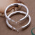 Empty Ear Rings Fashion Silver Jewelry Round