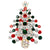 Zircon Christmas Tree Brooch