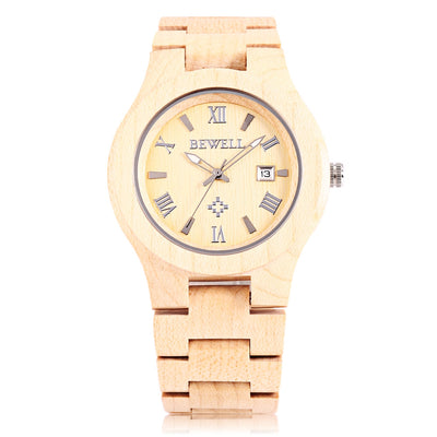 Quartz Watch Date Luminous Display Japan Wristwatch