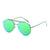 Retro Vintage Metal Small Oval Round Women