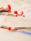 Rainbow Unicorn Conical Makeup Brushes Set
