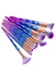 Fancy Color Taper Angular Makeup Brushes Set