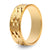 Electroplate Gold Color Geometric Pattern Ring