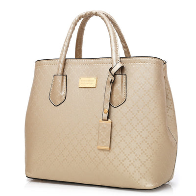 6 Pcs Argyle Pattern Handbag Set
