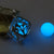Charm Silver Cube Light Necklace Women Glowing