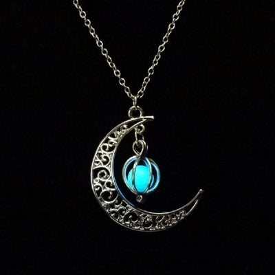 Fashion Women'S Moon Charm Luminous Stone