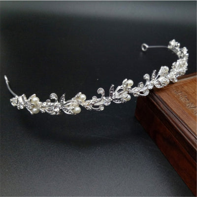 Gorgeous Silver Crystal Bridal Tiara Crown Bride