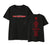 We are here world tour city names printing o neck t shirt