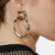 Leopard Print Acrylic Round Earrig Fashion Charm