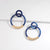 Leopard Print Acrylic Round Earrig Fashion Charm