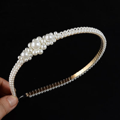 Fashion Luxury Big Pearl Headband Hair Band