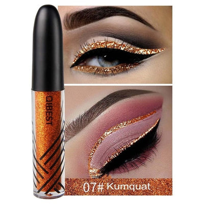Gold Silver Glitter Eyeliner Pigment Eyes
