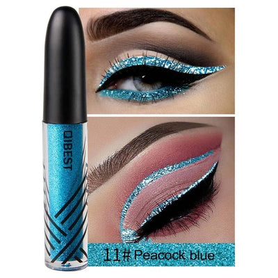 Gold Silver Glitter Eyeliner Pigment Eyes