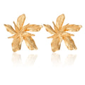 Elegance Silver Gold Big Flower Drop Dangle