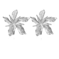 Elegance Silver Gold Big Flower Drop Dangle