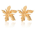 Elegance Silver Gold Big Flower Drop Dangle