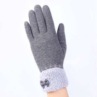 Warm Women Fashion Gloves Thick Touched
