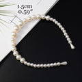 Fashion Luxury Big Pearl Headband Hair Band
