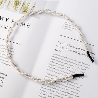 Fashion Luxury Big Pearl Headband Hair Band