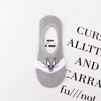 Cute Cartoon Women Causal Cotton Socks Looney