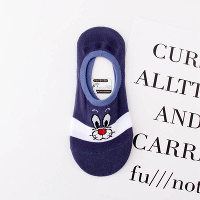 Cute Cartoon Women Causal Cotton Socks Looney