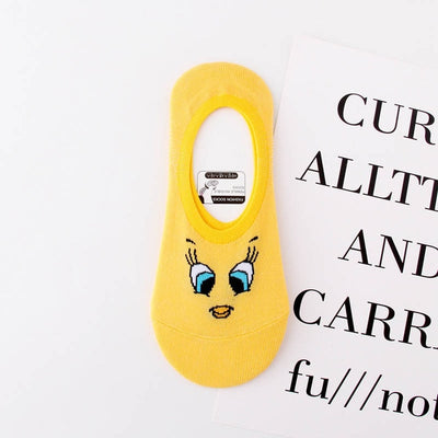 Cute Cartoon Women Causal Cotton Socks Looney