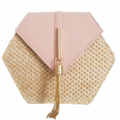 Handbag Women Summer Rattan Shoulder Fashion
